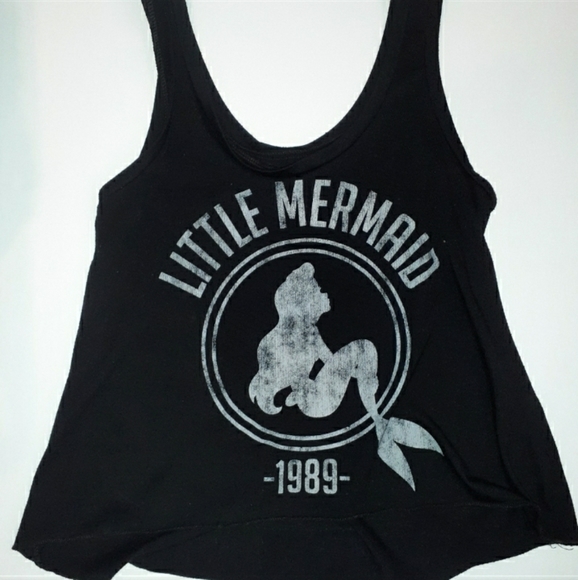 Disney Tops Disneys The Little Mermaid Crop Top Tank Top Poshmark